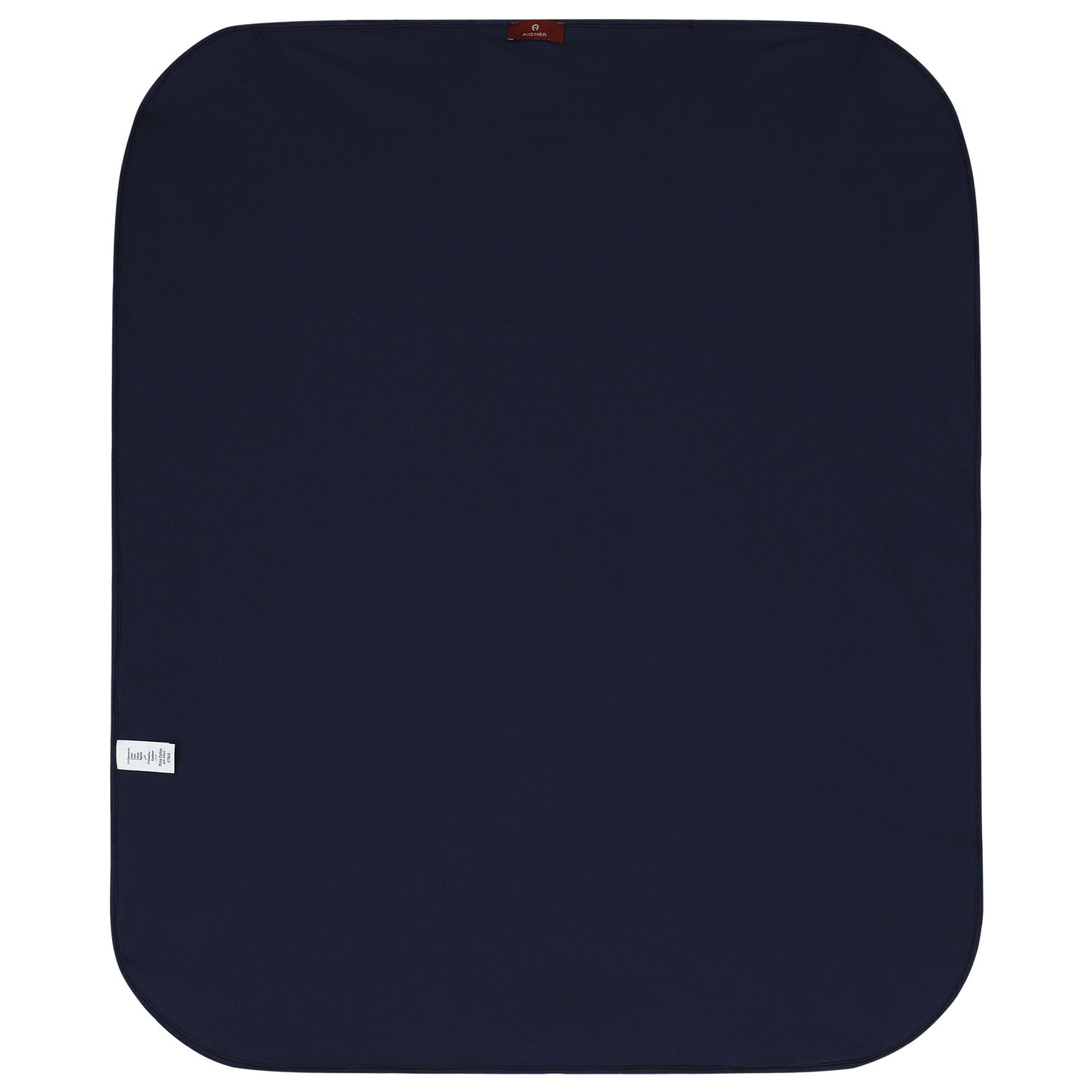 Baby Boys Navy Blue & White Logo Blanket, 2, hi-res